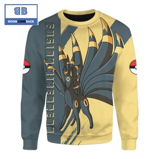 Fusion Ninebreon Pokemon Anime Christmas 3D Sweatshirt