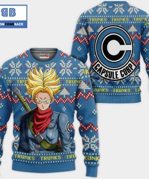 Future Trunks Dragon Ball Anime Christmas 3D Sweater