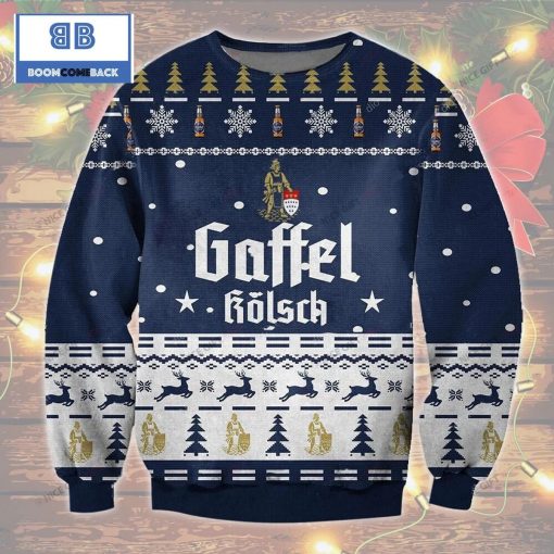 Gaffel Kolsch Beer Christmas 3D Sweater