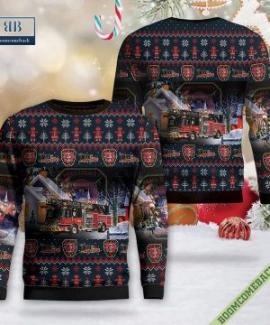 Gainesville, Georgia, Hall County Fire Services Christmas Sweater Jumper