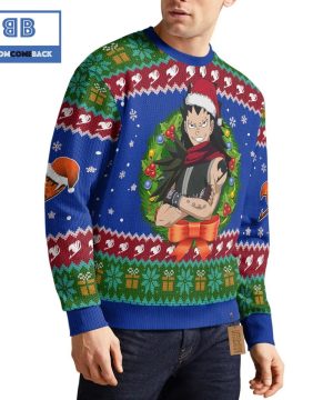 Gajeel Redfox Fairy Tails Anime Christmas Custom Knitted 3D Sweater