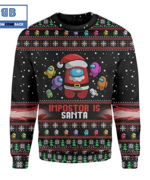 Game Among Us Custom Imitation Knitted Ugly Christmas Sweater