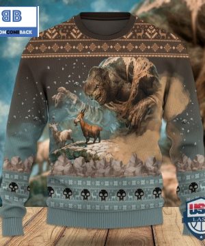 Game MTG Clackbridge Troll Ugly Woolen Sweater