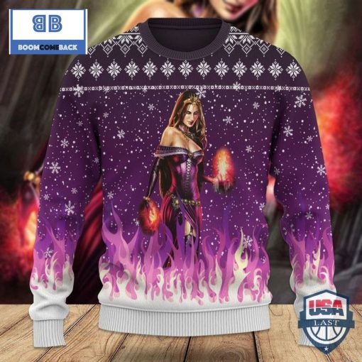 Game MTG Liliana Of The Veil Ugly Knitted Sweater