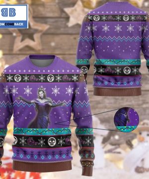 game mtg liliana the last hope custom imitation knitted christmas 3d sweater 2 WEX14