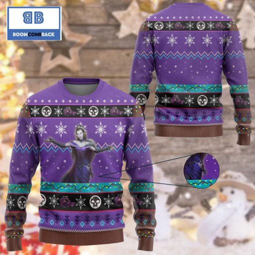 Game Mtg Liliana The Last Hope Custom Imitation Knitted Christmas 3d Sweater