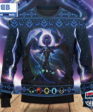 Game MTG Nicol Bolas DragonGod Ugly Knitted Sweater