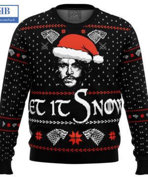 Game Of Thrones Eddard Stark Let It Snow Ugly Christmas Sweater