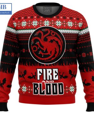 Game Of Thrones Fire And Blood Ugly Christmas Sweater