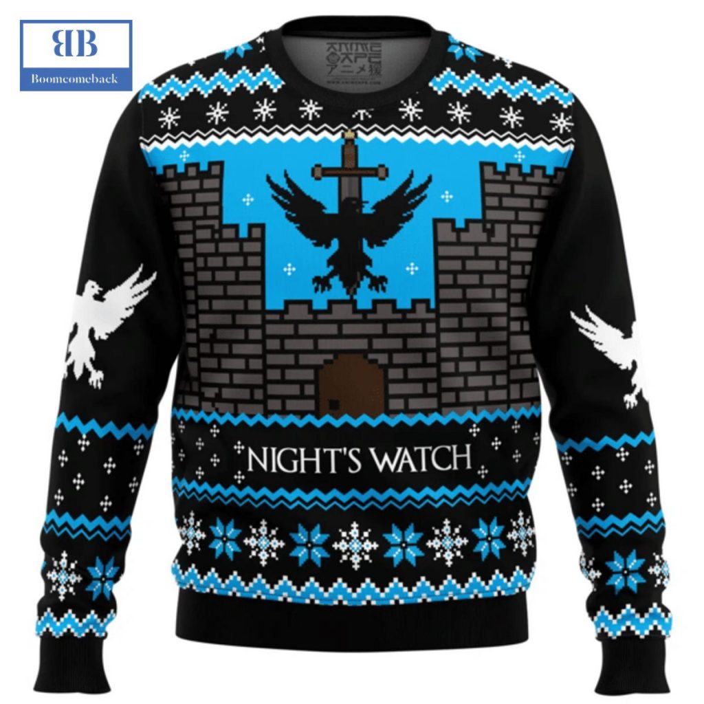 Game Of Thrones Night's Watch Ugly Christmas Sweater