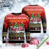 Firefighter Fire Truck 3D Ugly Christmas Sweater