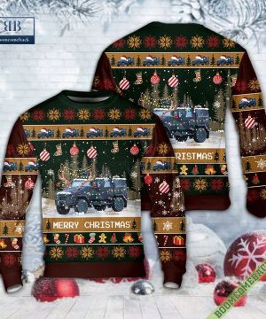 German Armed Forces Feldjager MOWAG Eagle V Ugly Christmas Sweater