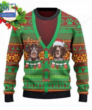 German Shorthaired Pointer Cardigan Costume Ugly Christmas Sweater