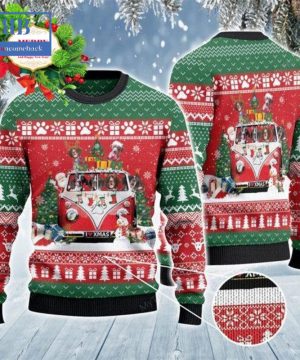 German Shorthaired Pointer Christmas Van Ugly Christmas Sweater