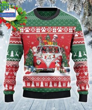 German Shorthaired Pointer Christmas Van Ugly Christmas Sweater