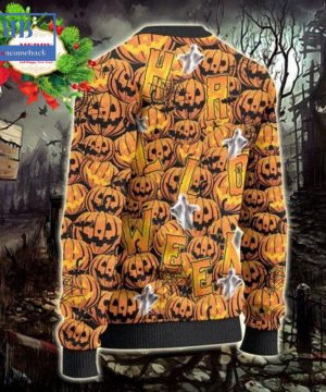 german shorthaired pointer halloween pumpkin ugly christmas sweater 5 aFF0o