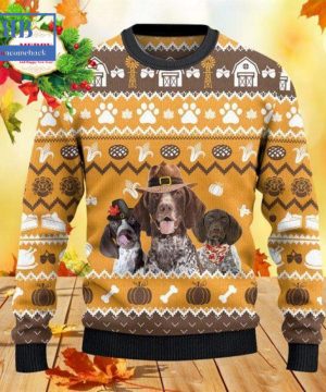 German Shorthaired Pointer Thanksgiving Gift Ugly Christmas Sweater