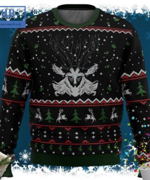 Ghibli Princess Mononoke Forest Spirit Ugly Christmas Sweater