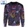 Gengar Pokemon Anime Christmas 3D Sweatshirt