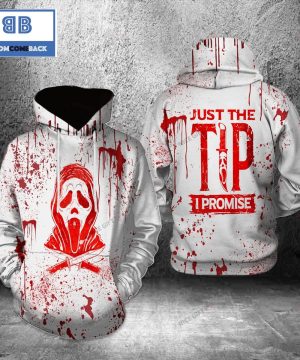 ghostface just the tip i promise halloween 3d hoodie 3 E0Vub