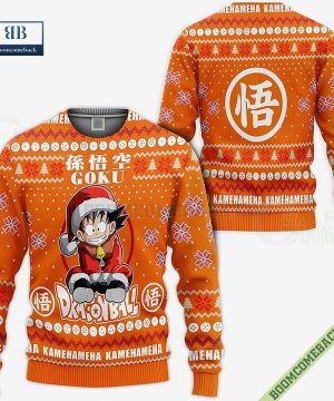 Goku Kamehameha Dragon Ball Ugly Christmas Sweater