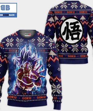 Goku Ultra Instinct Dragon Ball Anime Ugly Christmas Sweater