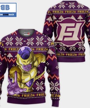 Golden Frieza Dragon Ball Anime Ugly Christmas Sweater