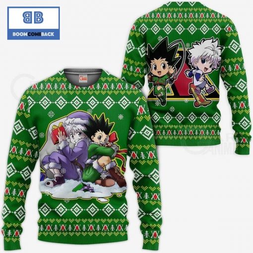 Gon And Killua Hunter x Hunter Anime Ugly Christmas Sweater