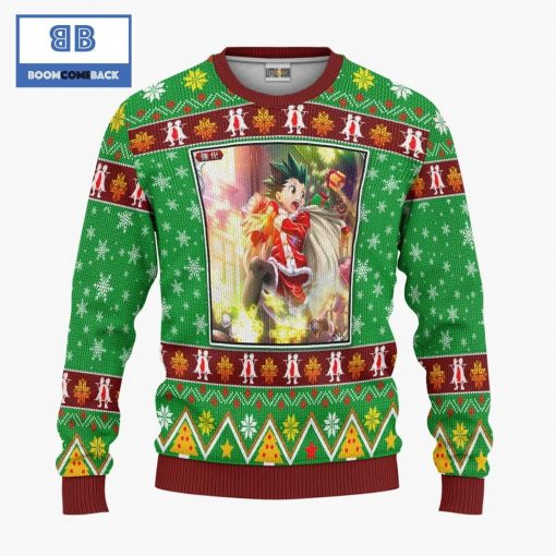 Gon Freecss Hunter x Hunter Anime Christmas Custom Knitted 3D Sweater