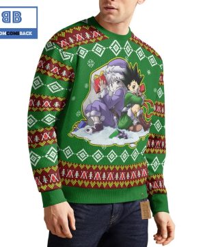 Gon & Killua Hunter x Hunter Anime Christmas Custom Knitted 3D Sweater