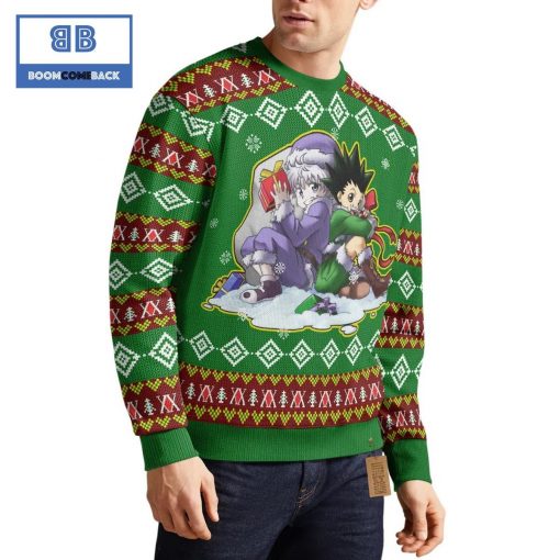 Gon & Killua Hunter x Hunter Anime Christmas Custom Knitted 3D Sweater