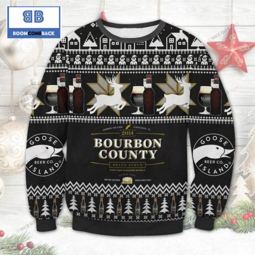 Goose Island Beer Christmas 3D Sweater