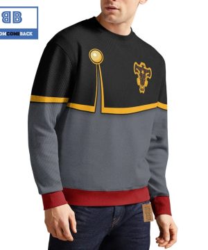 Gordon Agrippa Uniform Black Clover Anime 3D Sweater