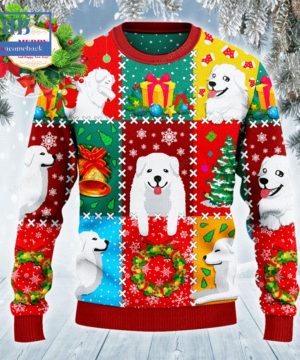 great pyrenees christmas wishes ugly christmas sweater 3 uBSCU