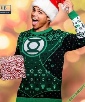 Green Lantern Guardian Of Christmas 3D Ugly Sweater Gift For Adult And Kid