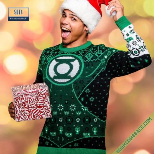 Green Lantern Guardian Of Christmas 3D Ugly Sweater Gift For Adult And Kid