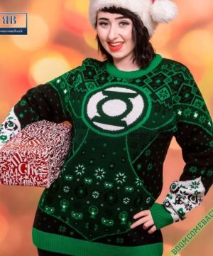 green lantern guardian of christmas 3d ugly sweater gift for adult and kid 7 GiYlt