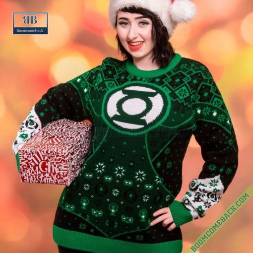 Green Lantern Guardian Of Christmas 3D Ugly Sweater Gift For Adult And Kid