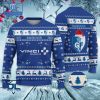 Girondins de Bordeaux Santa Hat Ugly Christmas Sweater