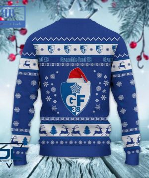 grenoble foot 38 santa hat ugly christmas sweater 5 a6mrY