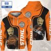 Groot Star War Stihl Black Pink 3D Hoodie