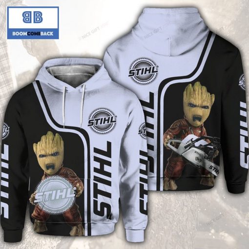 Groot Stihl Star War 3D Hoodie ver 1