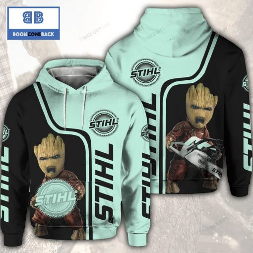 Groot Stihl Star War 3D Hoodie ver 2