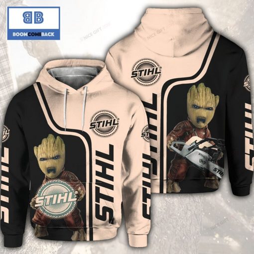 Groot Stihl Star War 3D Hoodie ver 5