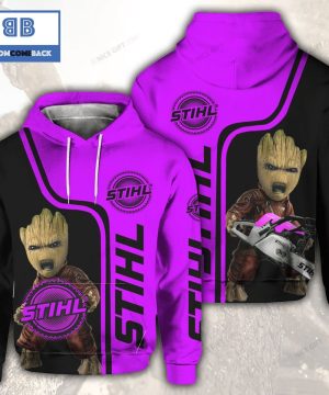 groot stihl star war 3d hoodie ver 6 2 lEVL0