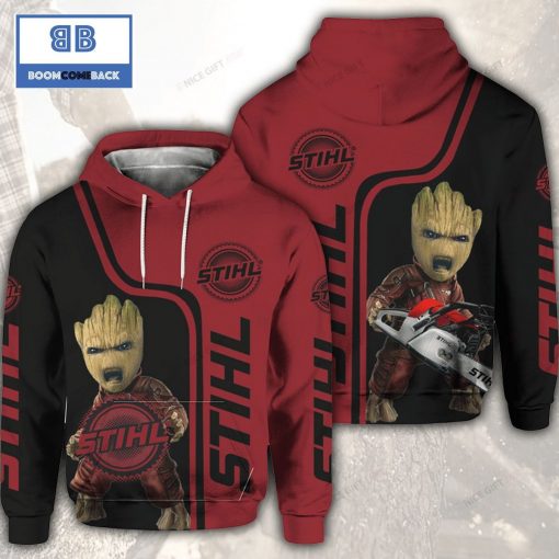 Groot Stihl Star War 3D Hoodie ver 8