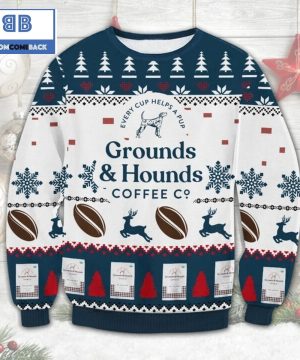 Grounds & Hounds Coffee Ugly Christmas Sweater