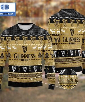 Guinness Beer Christmas Pattern 3D Sweater