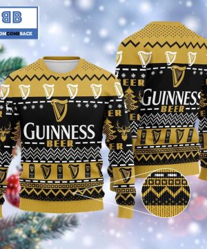 Guinness Beer Christmas Pattern 3D Sweater