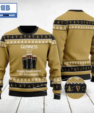 Guinness Beer Magic Black Water Christmas 3D Sweater